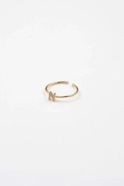 Initial Ring - Greige Goods