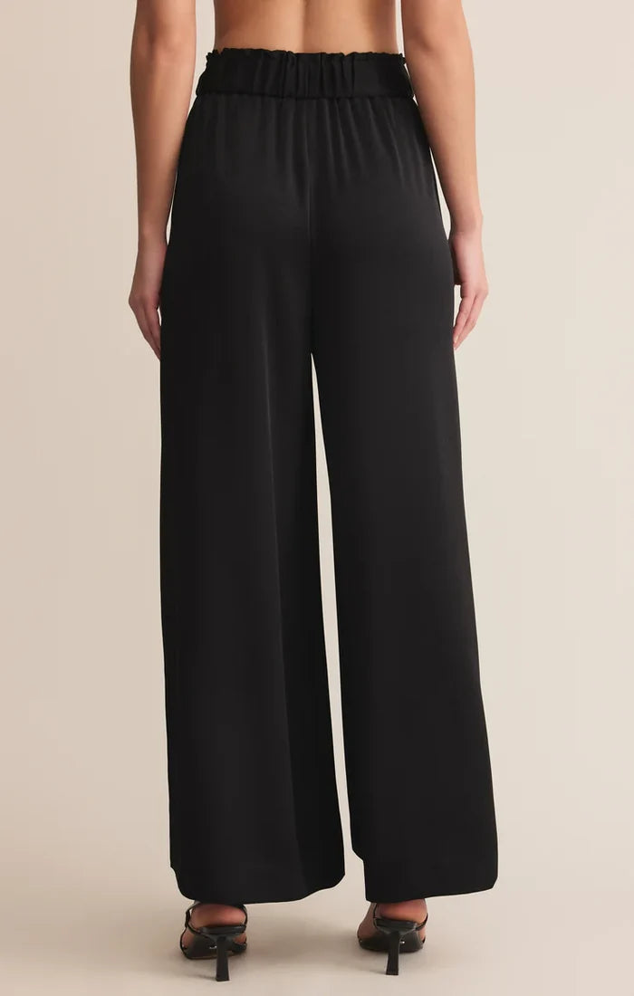 Isolde Satin Pant - Greige Goods