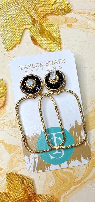 Ivy Sequin Hoops - Greige Goods