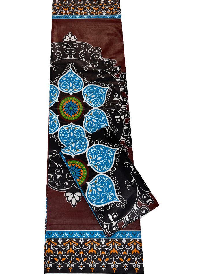 Java Print Polished- Dark Brown