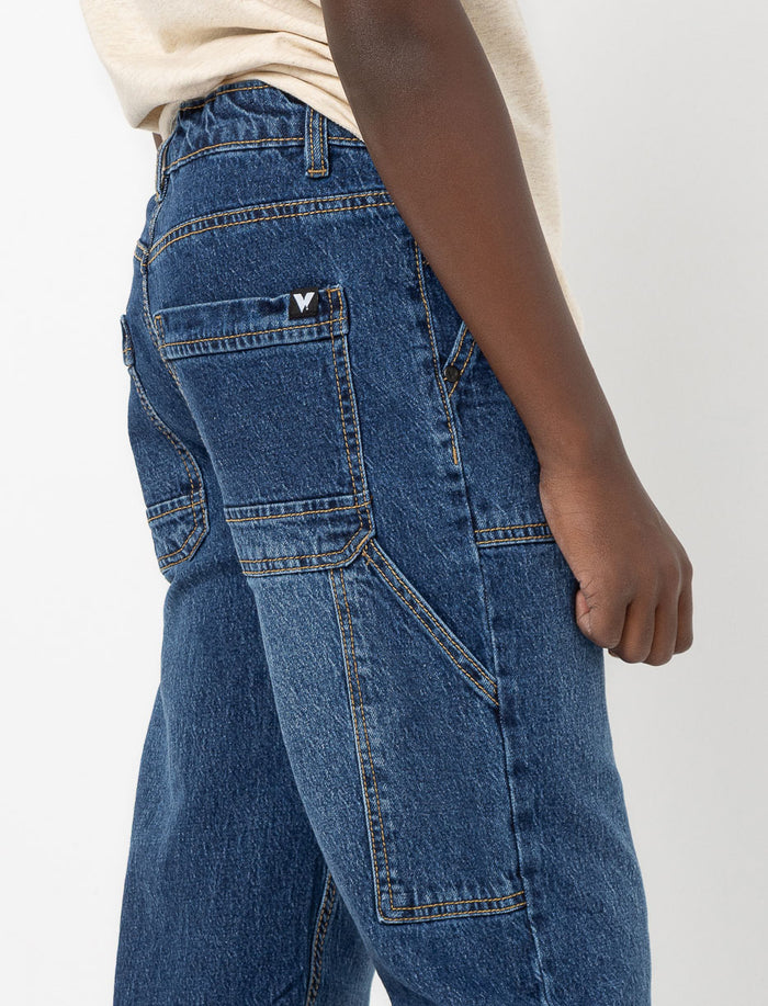 Jean droit extensible