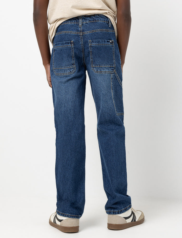 Jean droit extensible