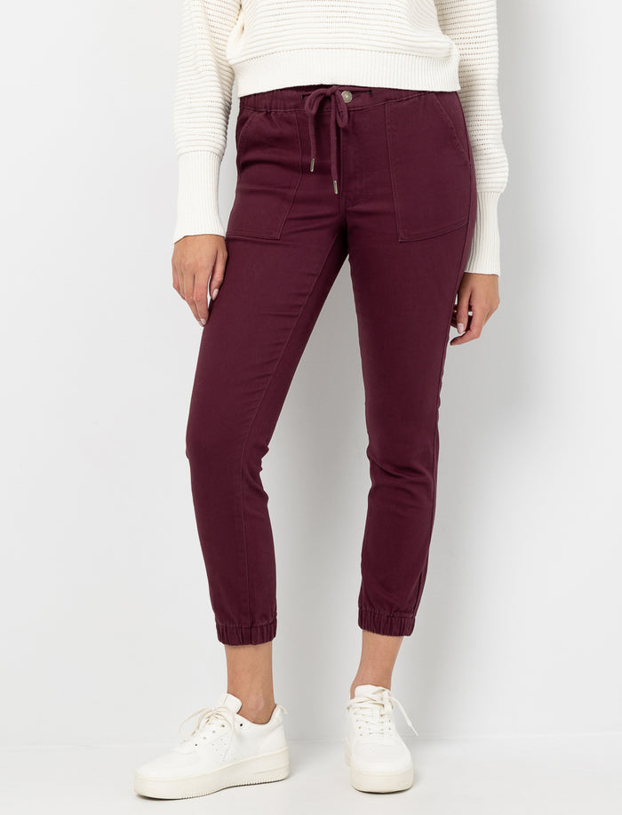 Jogger en denim extensible