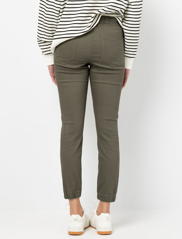 Jogger en denim extensible