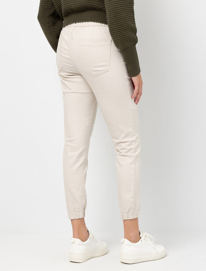 Jogger en denim extensible