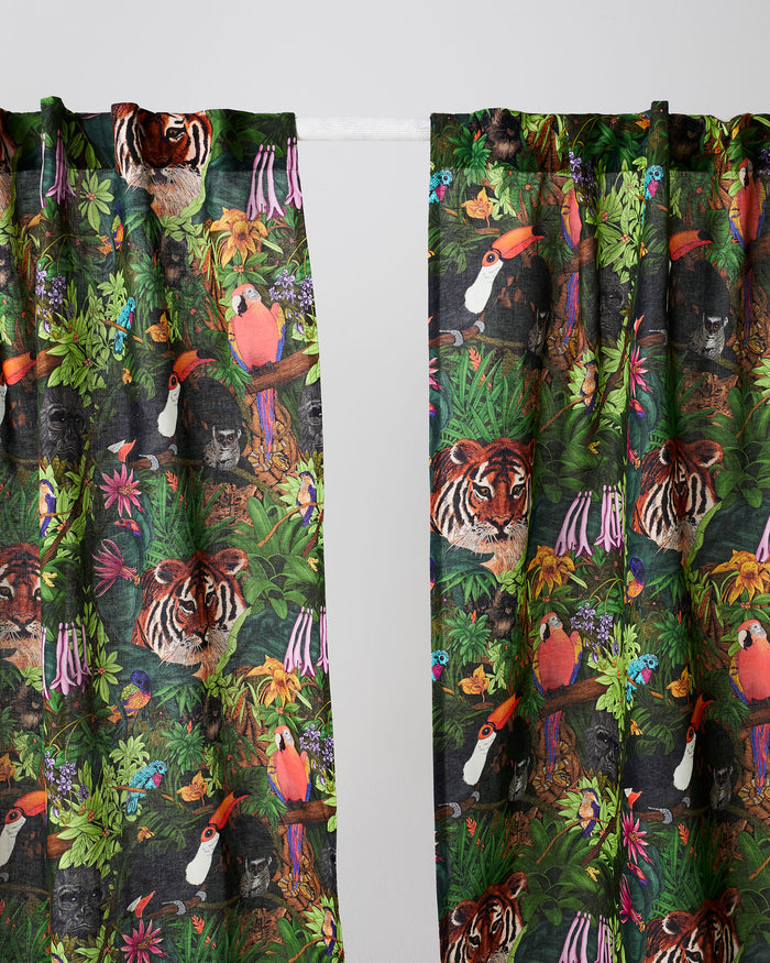 Jungle Life Curtain Panel