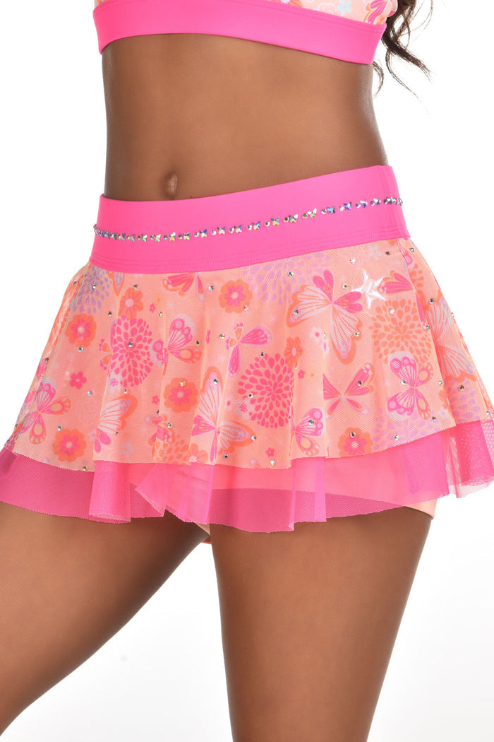 Kayla Skirt in Peach Meadow