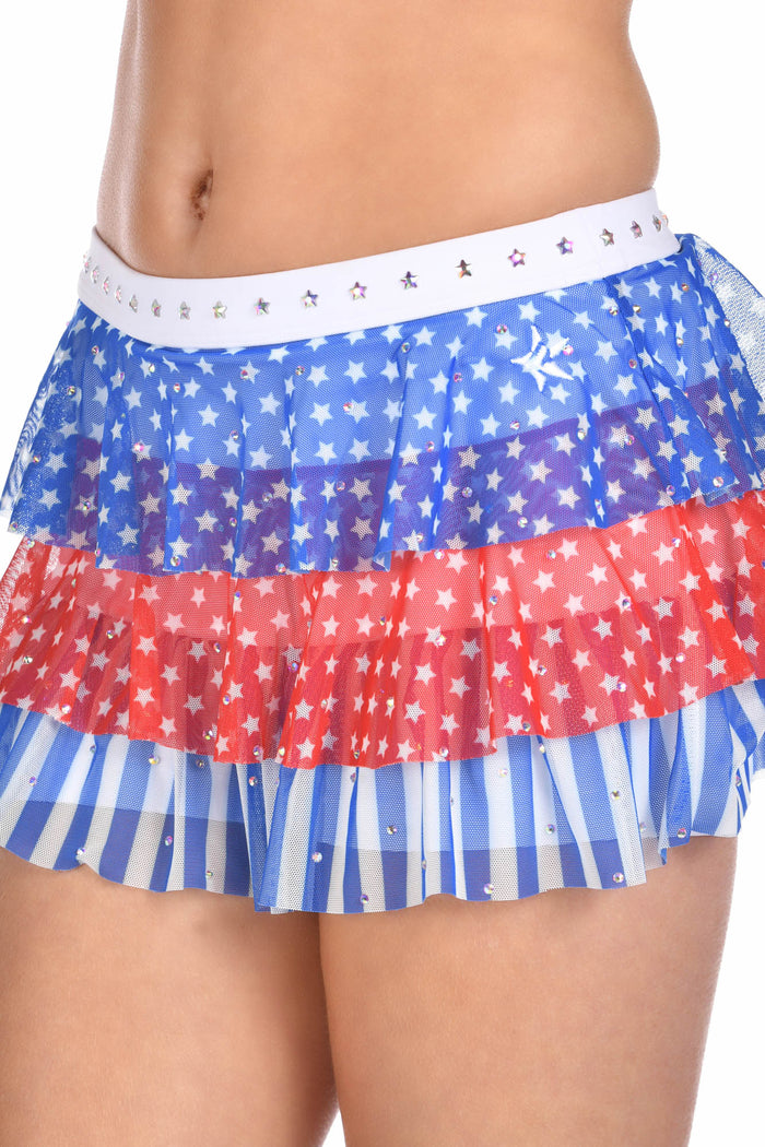 Kennedy Skirt in Patriotic Party