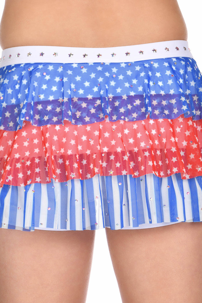 Kennedy Skirt in Patriotic Party