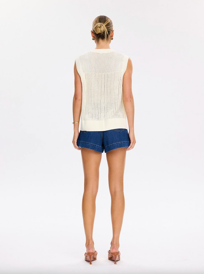 Kivari Leah Vest - Cream