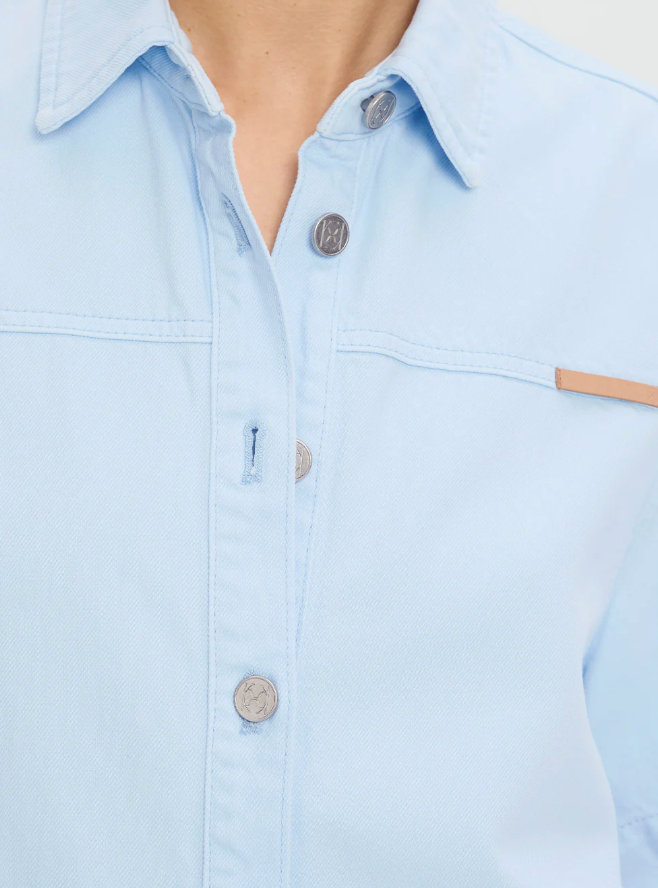 Kivari Marla Denim Shirt - Sky