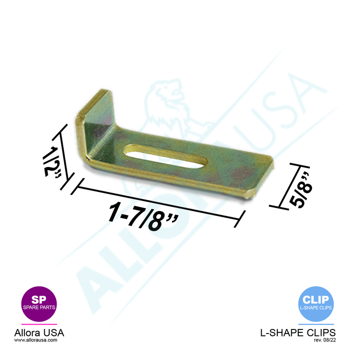 "L"-Shaped Sink Installation Clips in Bulk (100 Sets)