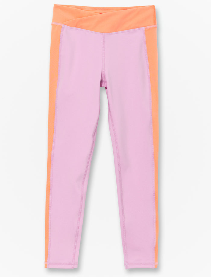 Legging de sport à taille croisée - petite fille