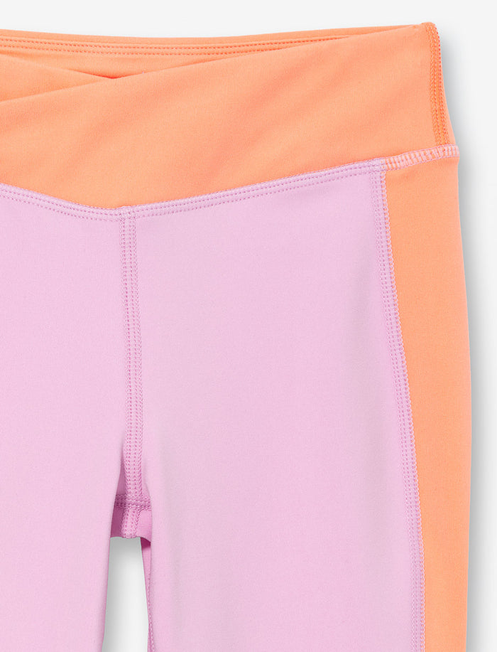 Legging de sport à taille croisée - petite fille