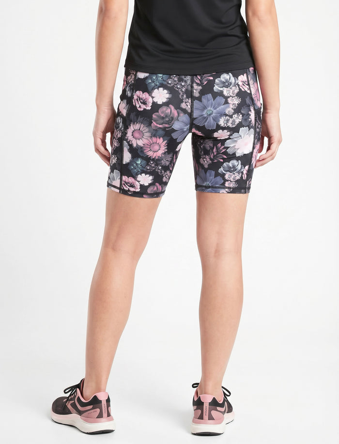 Legging de sport court à poche