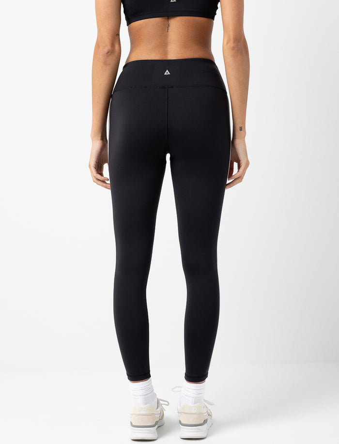 Legging de sport taille haute à bandes contrastantes
