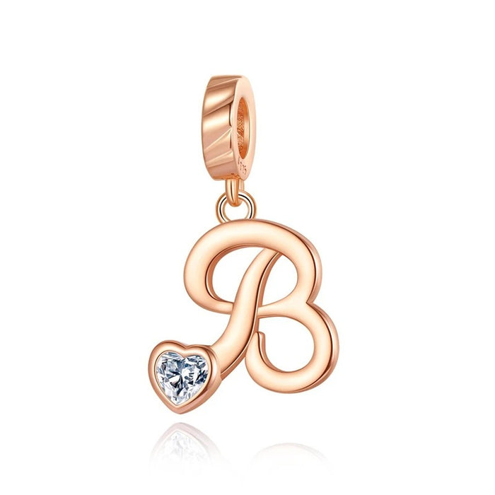 Letras del Alfabeto "Corazón de Cristal"