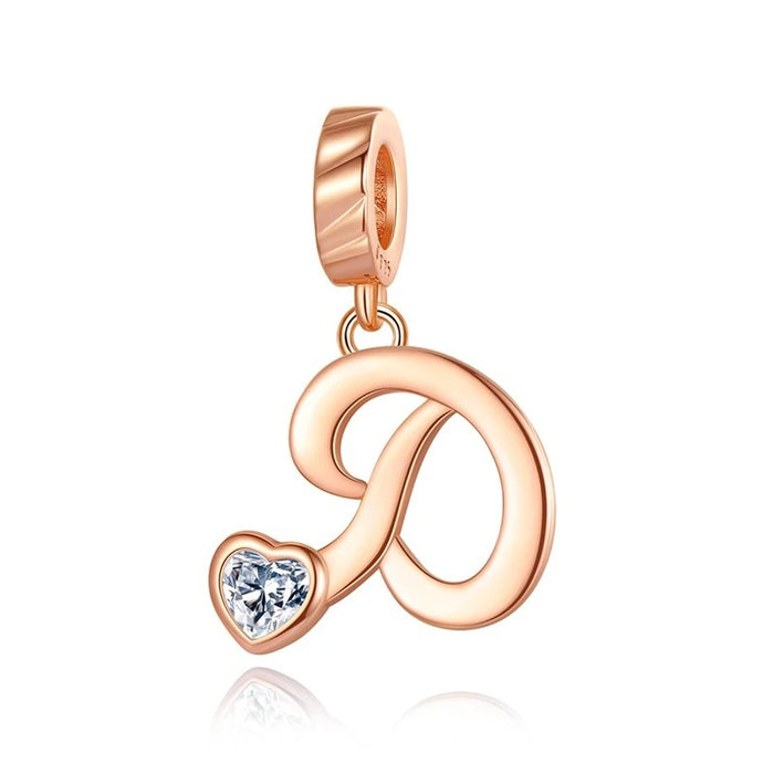 Letras del Alfabeto "Corazón de Cristal"