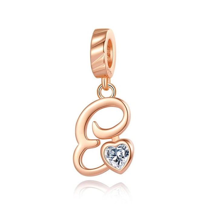 Letras del Alfabeto "Corazón de Cristal"