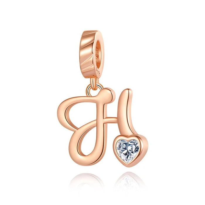 Letras del Alfabeto "Corazón de Cristal"