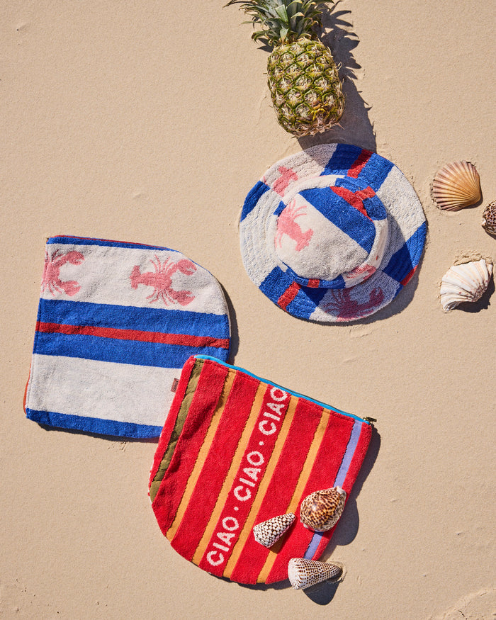 Lobster Fan Club Terry Beach Carry All Pouch