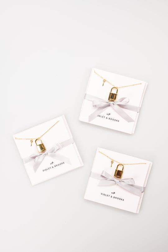 Love Lock Necklace - Greige Goods