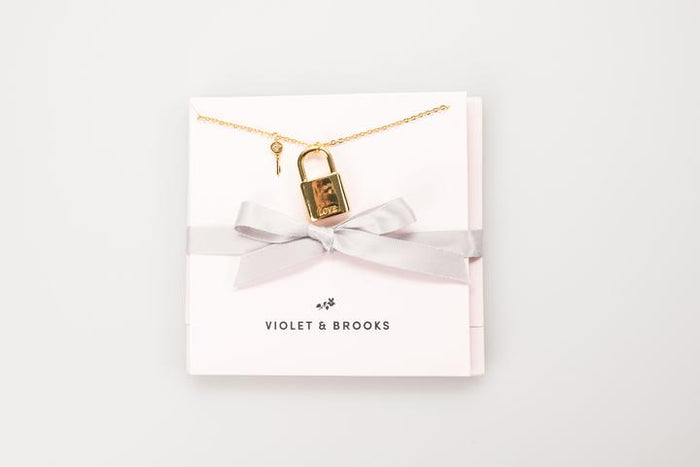 Love Lock Necklace - Greige Goods
