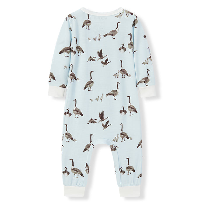 Luxe Stretch Zip Romper - Greige Goods