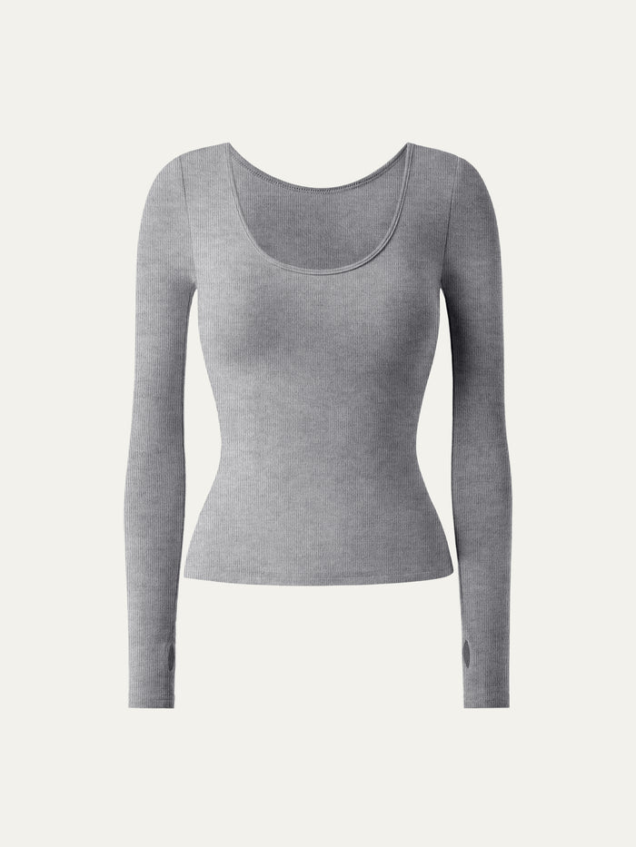 Heather Charcoal Grey / XXS