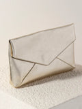 Maddie Envelope Clutch - Greige Goods