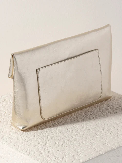Maddie Envelope Clutch - Greige Goods