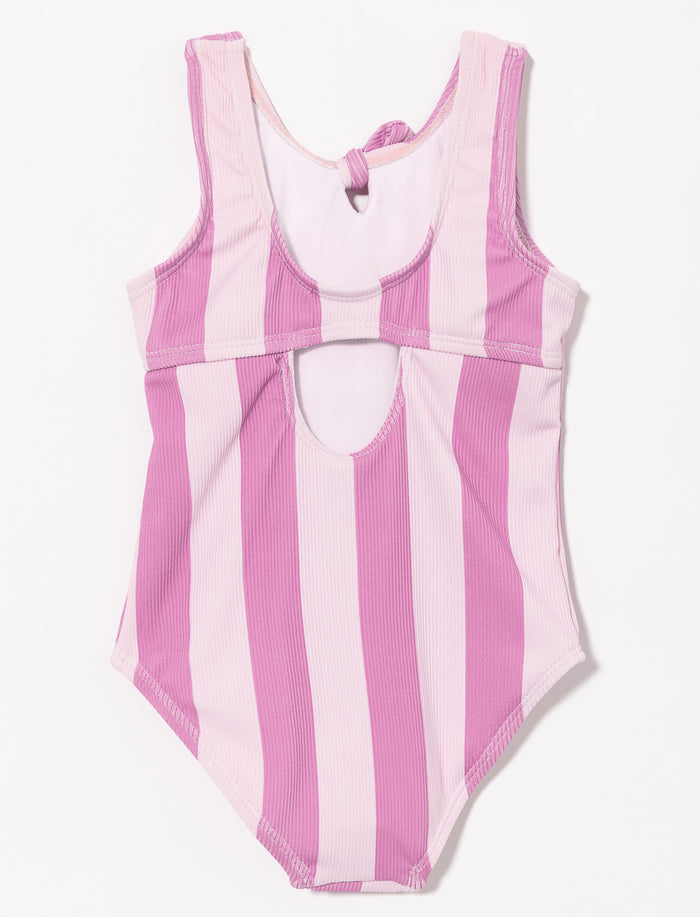 Maillot 1 pièce imprimé noué - petite fille