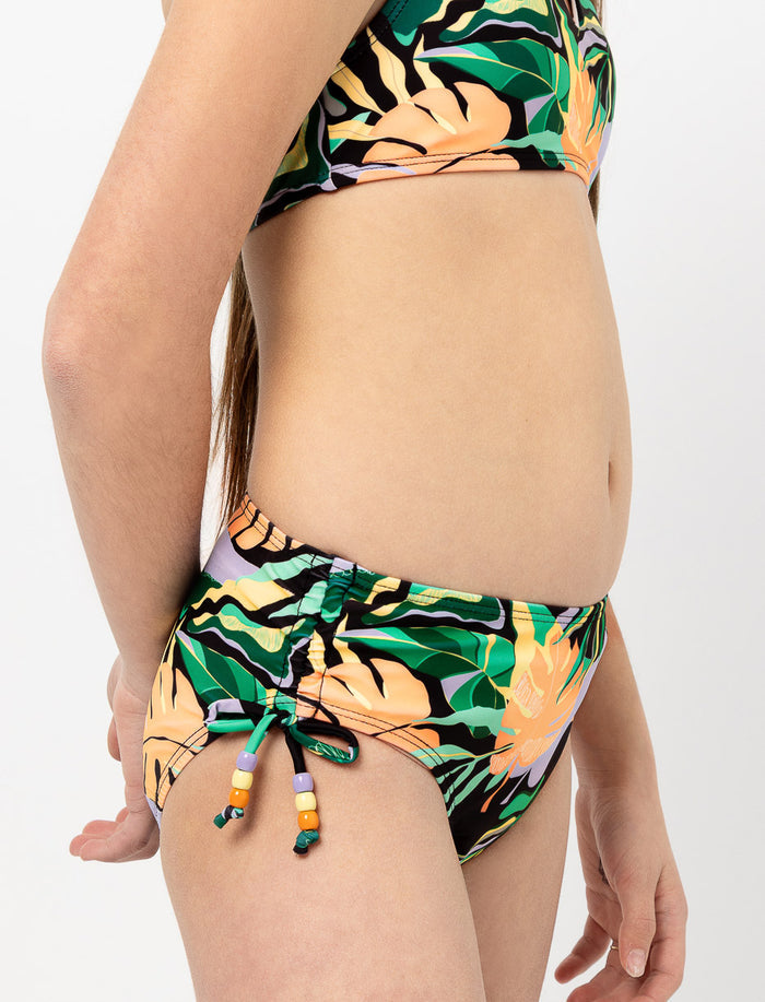 Maillot 2 pièces imprimé noué