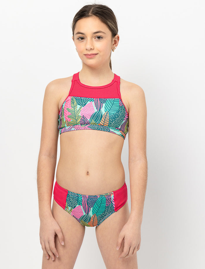 Maillot 2 pièces imprimé