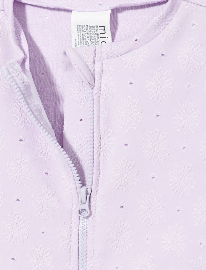 Maillot dermoprotecteur 1 pièce à volants - petite fille