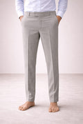 Men's Peanut Checks Formal Trouser | Premium Stretch Office Pants