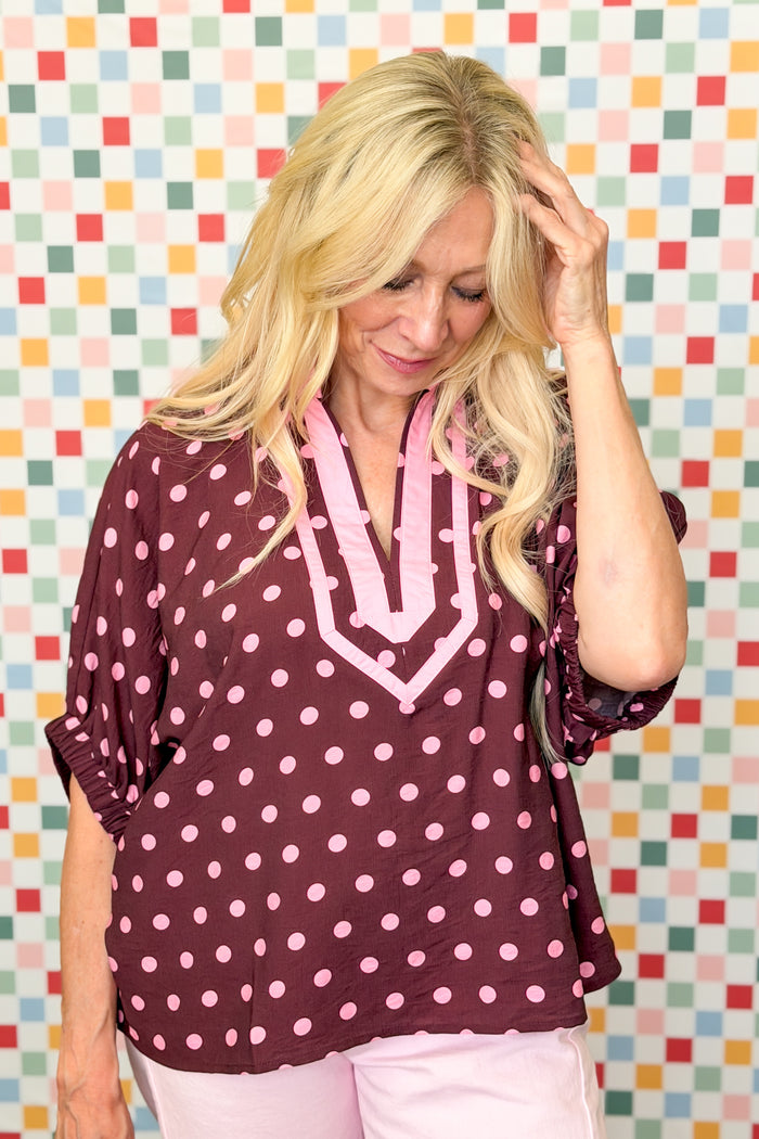 Merlot Moments Blouse