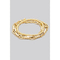 Mixed Layered Pearl Beads Bracelet - Greige Goods