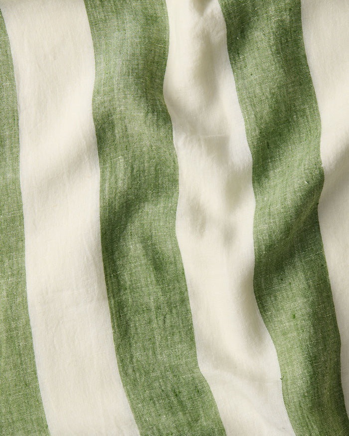 Moss Stripe Tablecloth