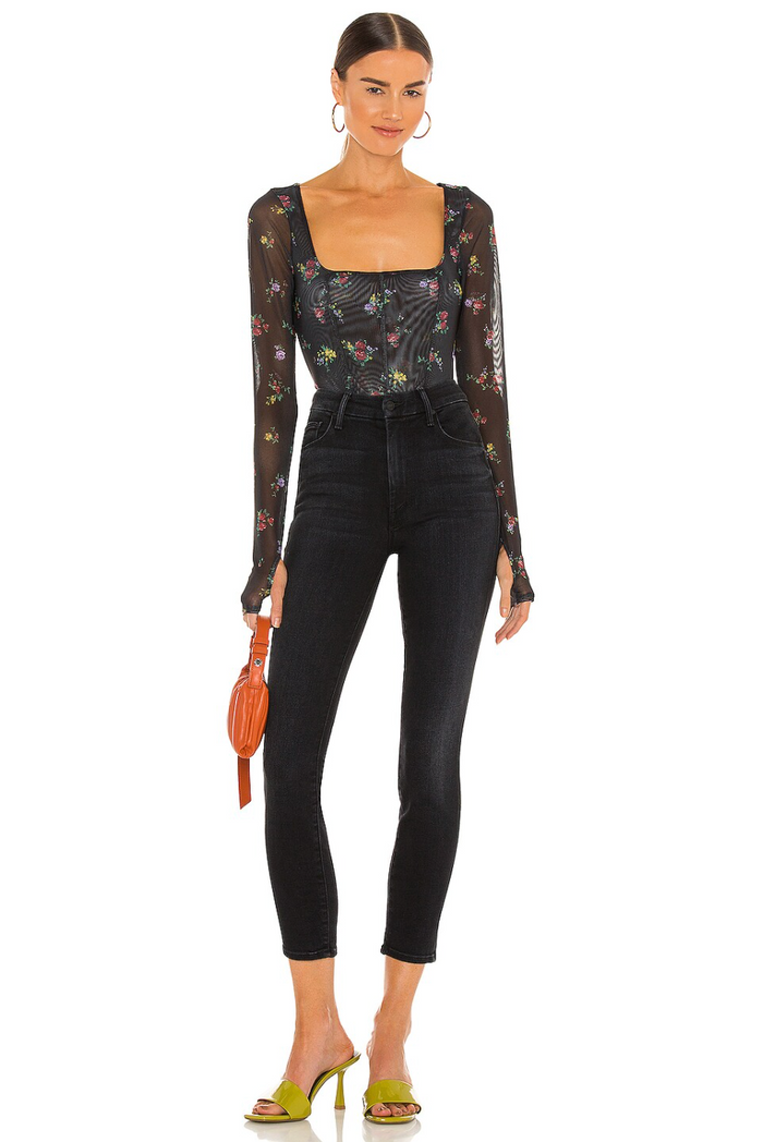 Mother Denim High Waisted Looker Ankle - Encounters At Night