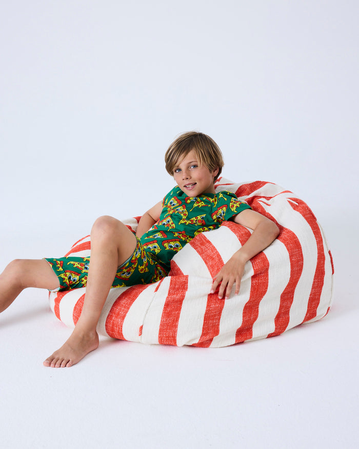 Mozzarella Kids Organic Cotton Short Sleeve Tee & Short Pyjama Set