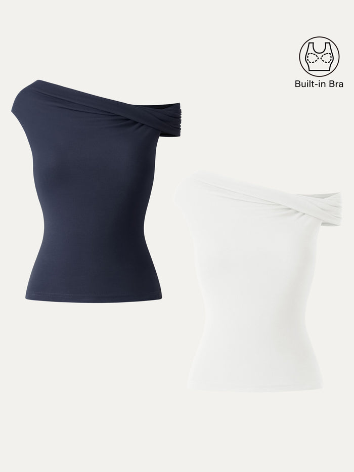 Pure White/Midnight Navy / XS