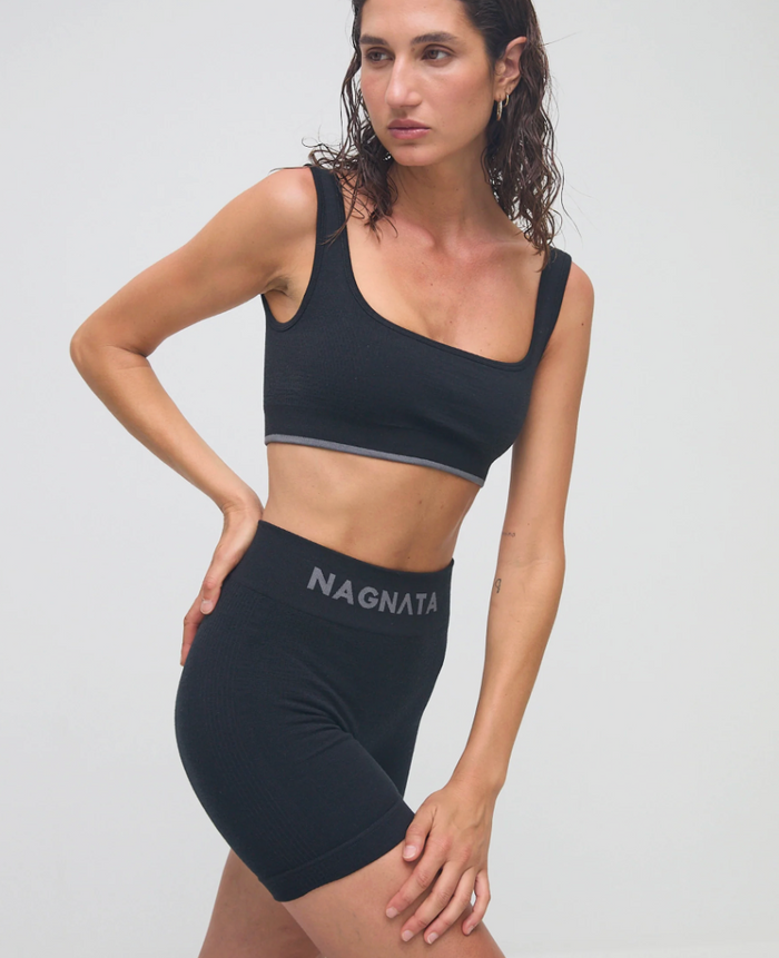 Nagnata Ballet Wool Mini Short - Black