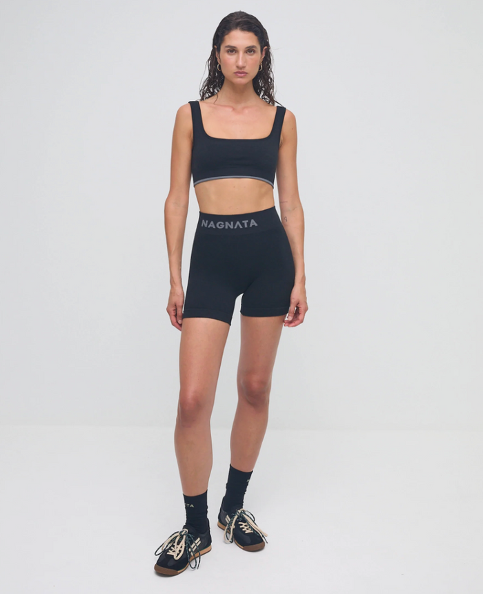Nagnata Ballet Wool Mini Short - Black