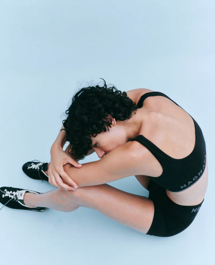 Nagnata Classic Wool Micro Mini Short - Black