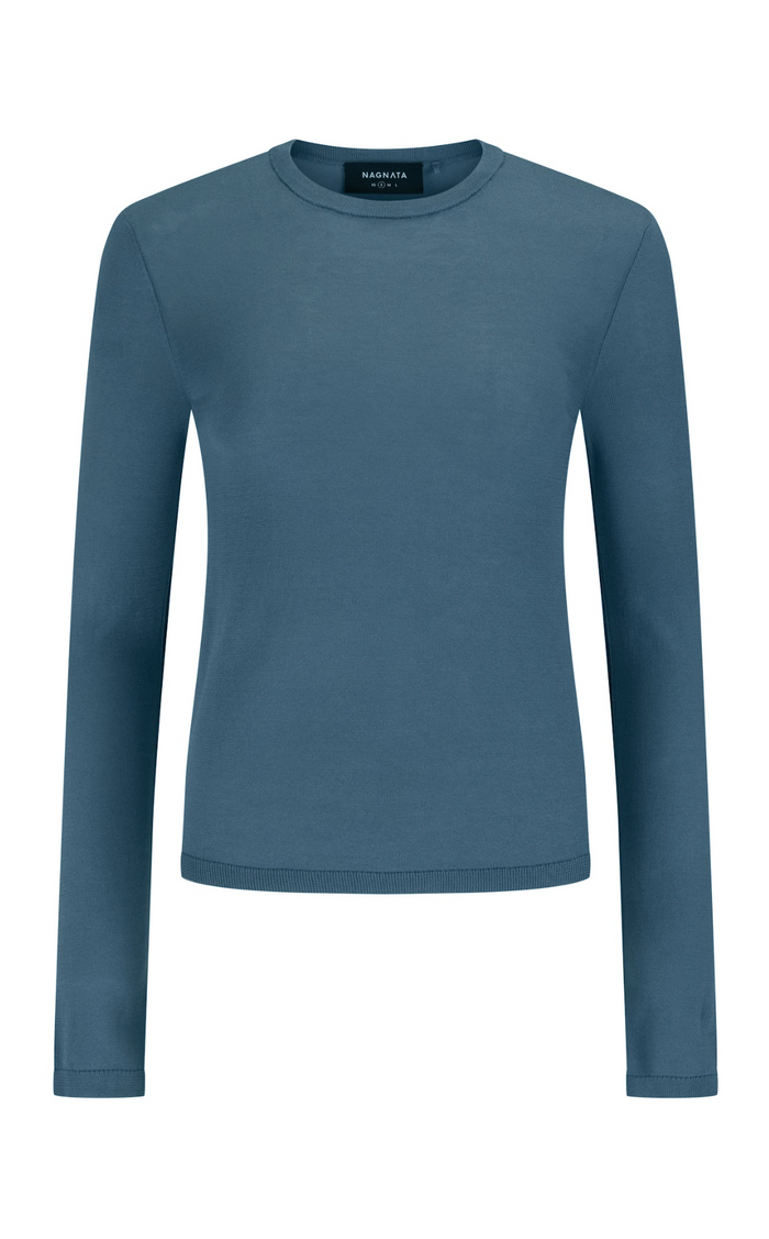 Nagnata Essentials Long Sleeve Top - Marine
