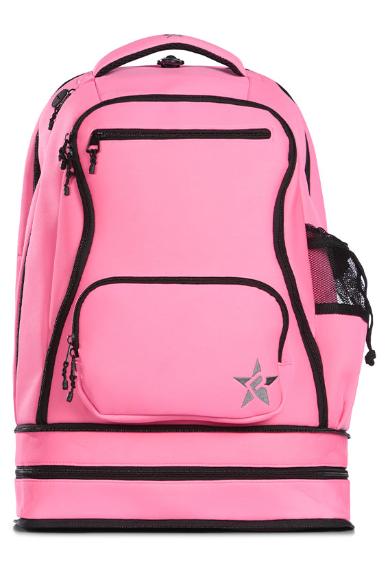 Neoprene in Pink Rebel Dream Bag Plus with Black Zipper