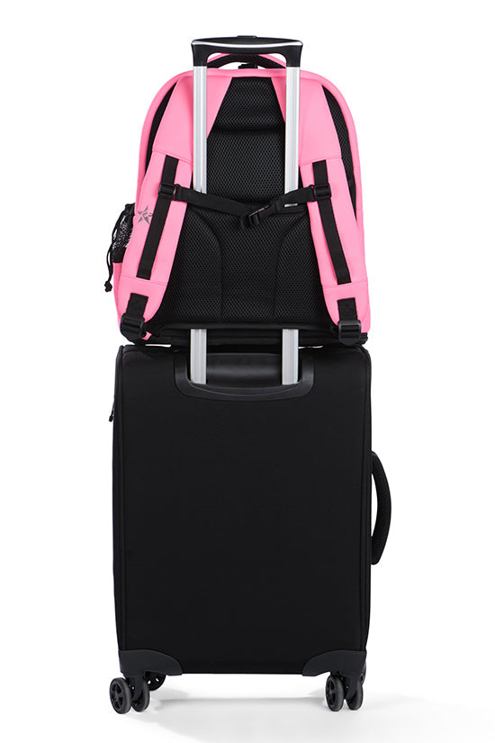 Neoprene in Pink Rebel Dream Bag Plus with Black Zipper