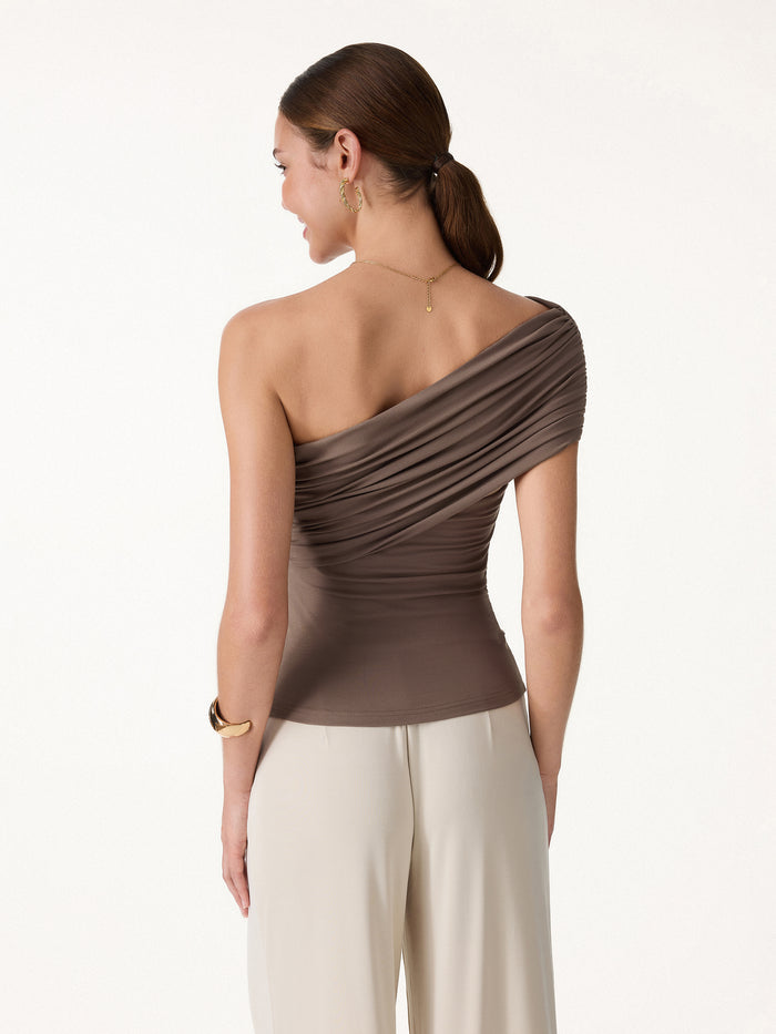 OGLmove One Shoulder Gathered Bra Top