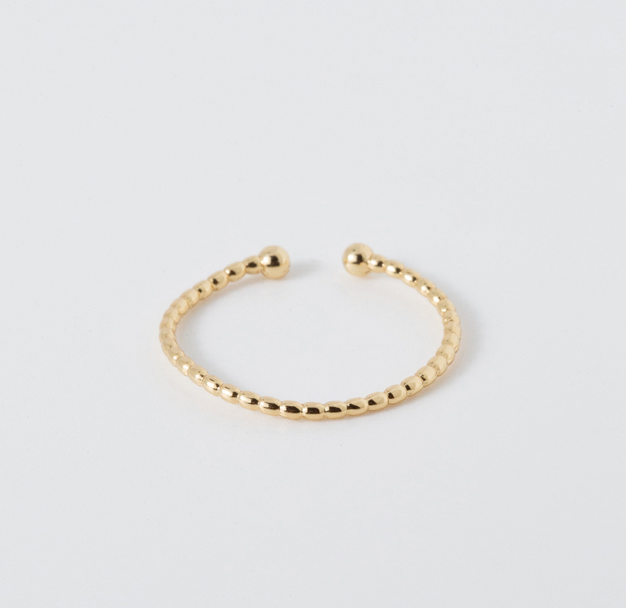Orleans Braided Band Ring - Greige Goods